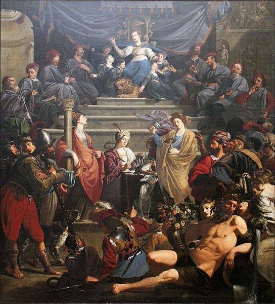 Theodoor Rombouts Allegory of the Court of Justice of Gedele in Ghent china oil painting image